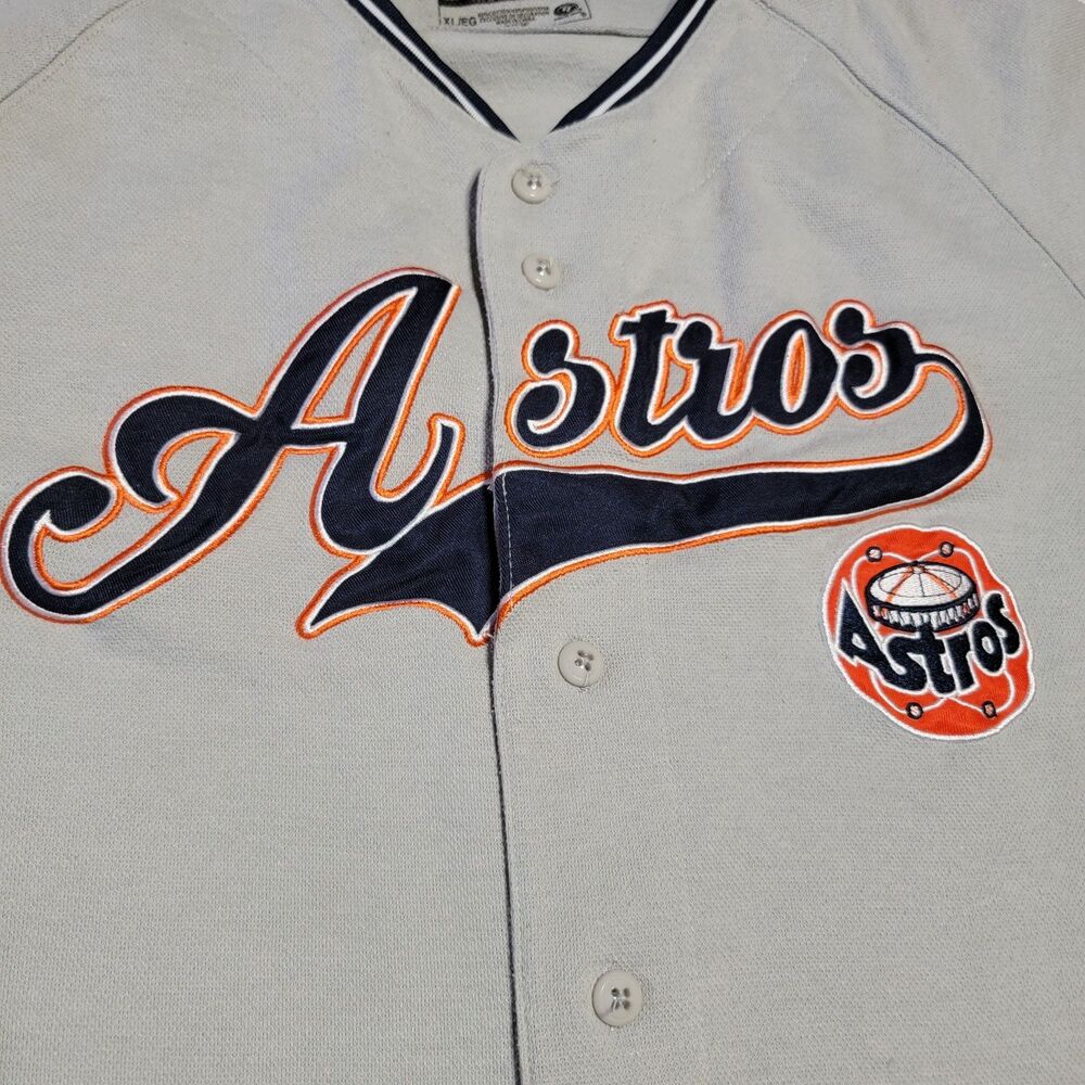 Houston Astros Jersey Tru Fan Series Embroidered Classic Logo - Size XL
